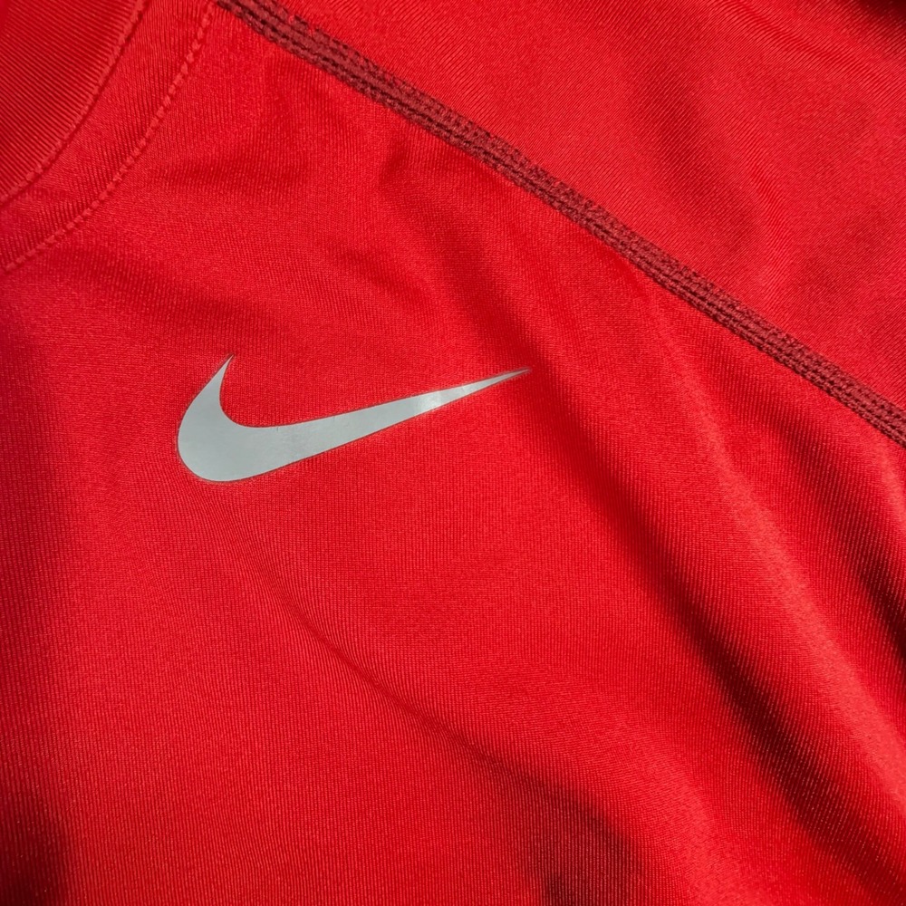 Nike Pro Combat Shirt Mens XXL Red Good Dri-FIT Long Sleeve Fitted Compression - Picture 4 of 11